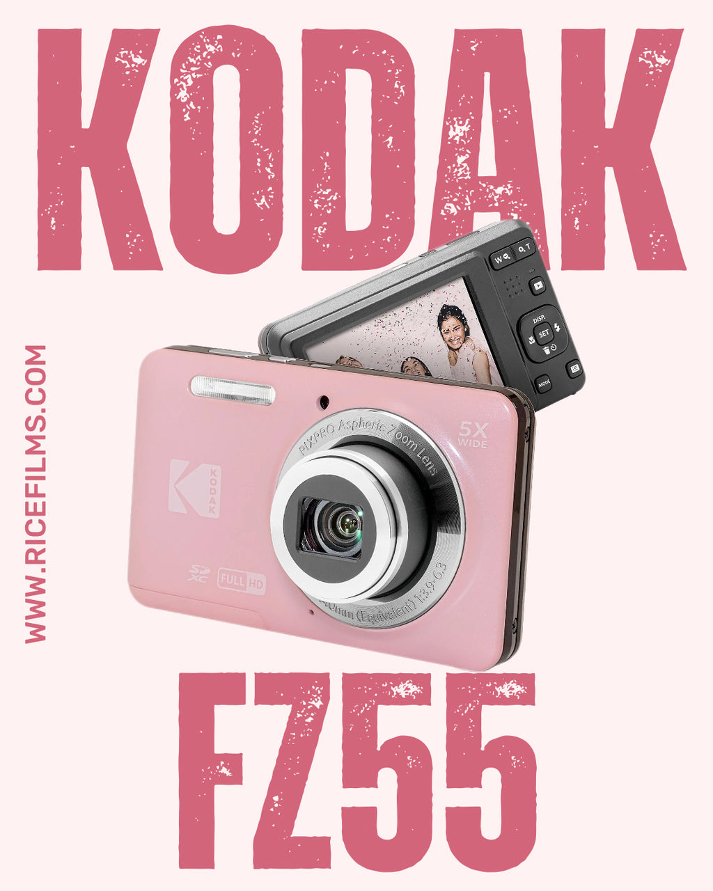 Kodak pixpro fz55 粉色8.3到