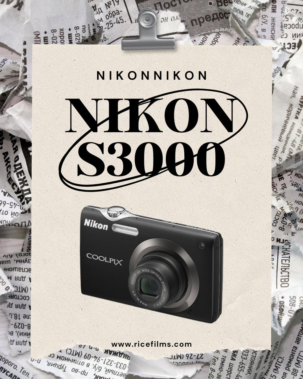 Nikon s3000 預售 619到