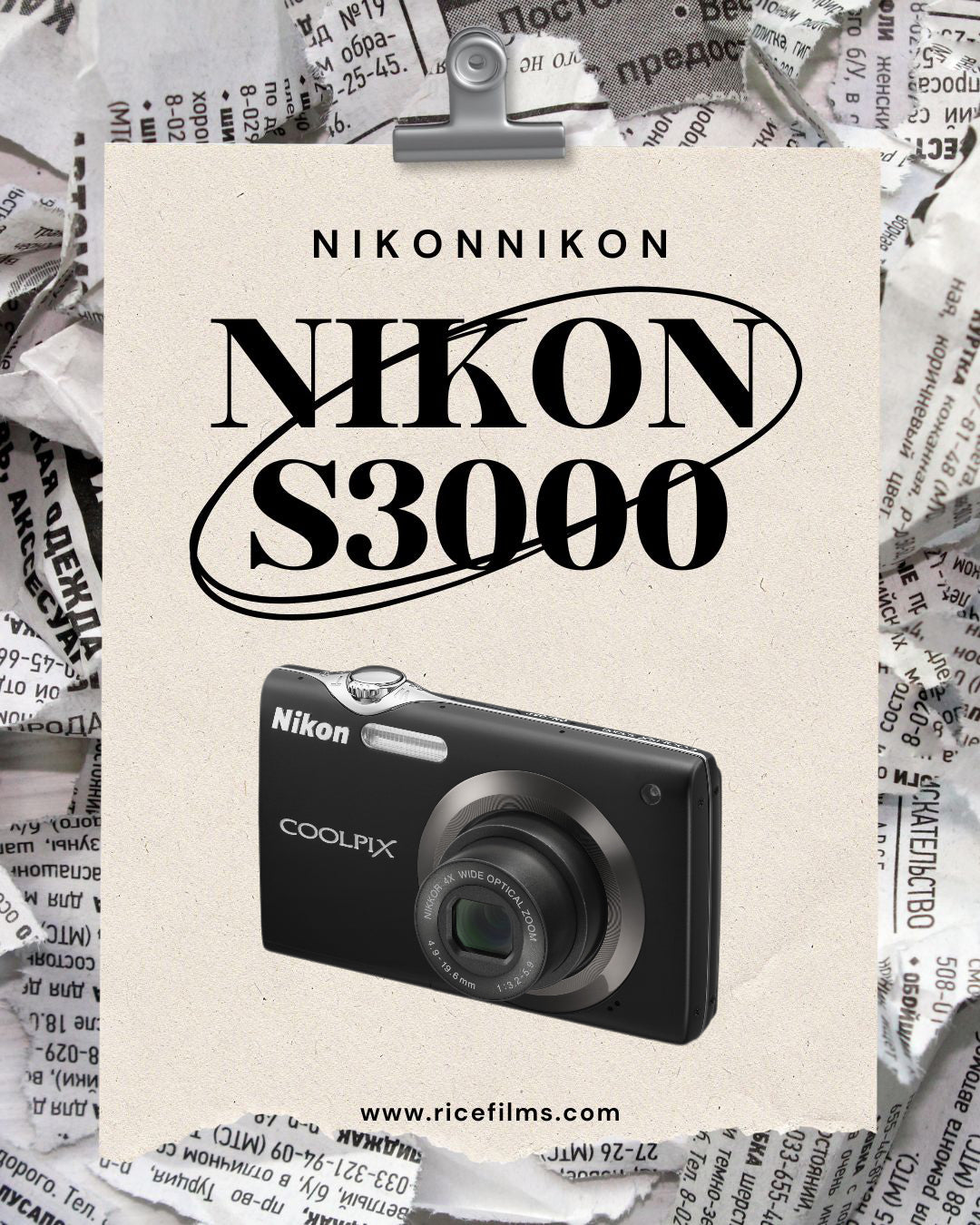 Nikon s3000 預售 619到