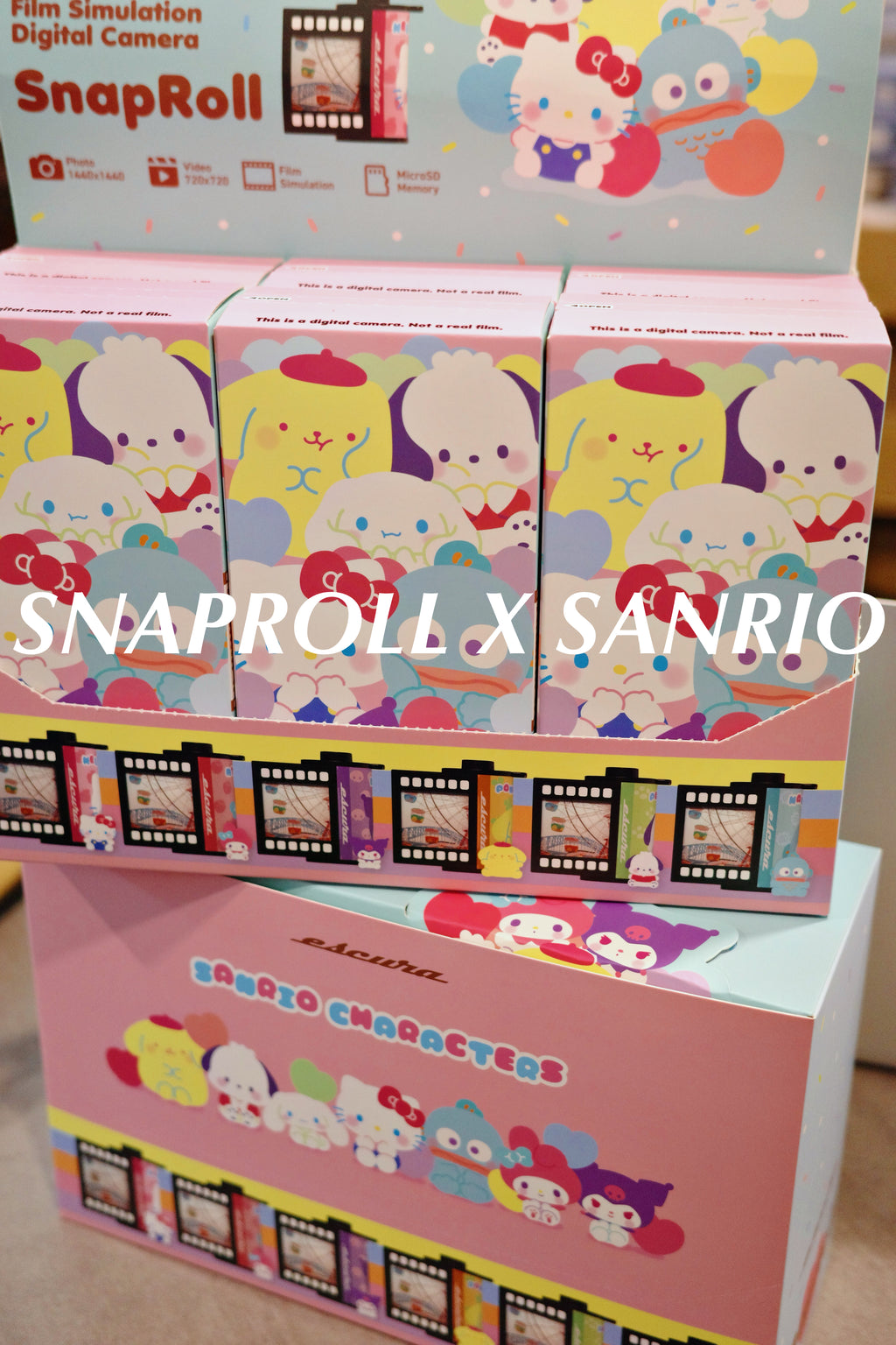 Esucura Snaproll x Sanrio 盲盒