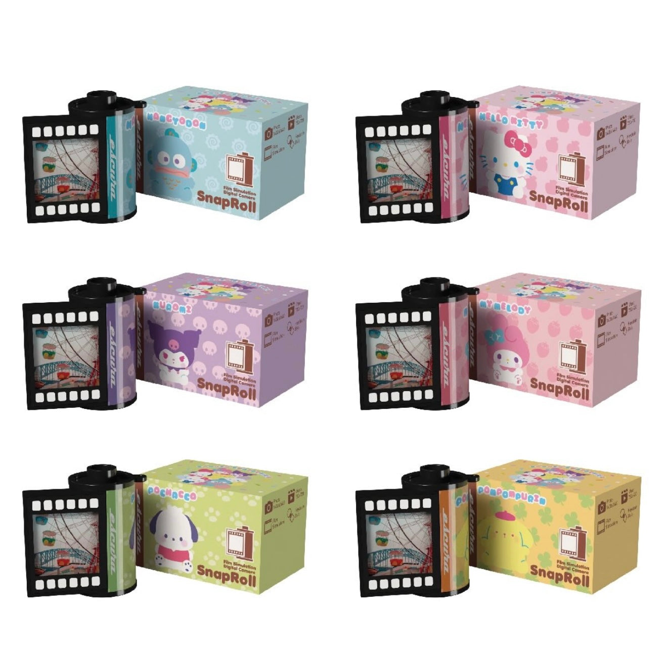 Esucura Snaproll x Sanrio 盲盒