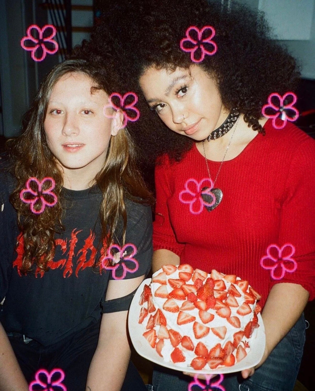 Bkifi Pink flower 特效菲林